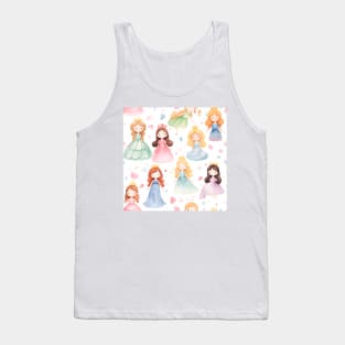 Princesses Pattern 24 Tank Top